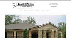 Desktop Screenshot of dahlonegafuneralhome.com